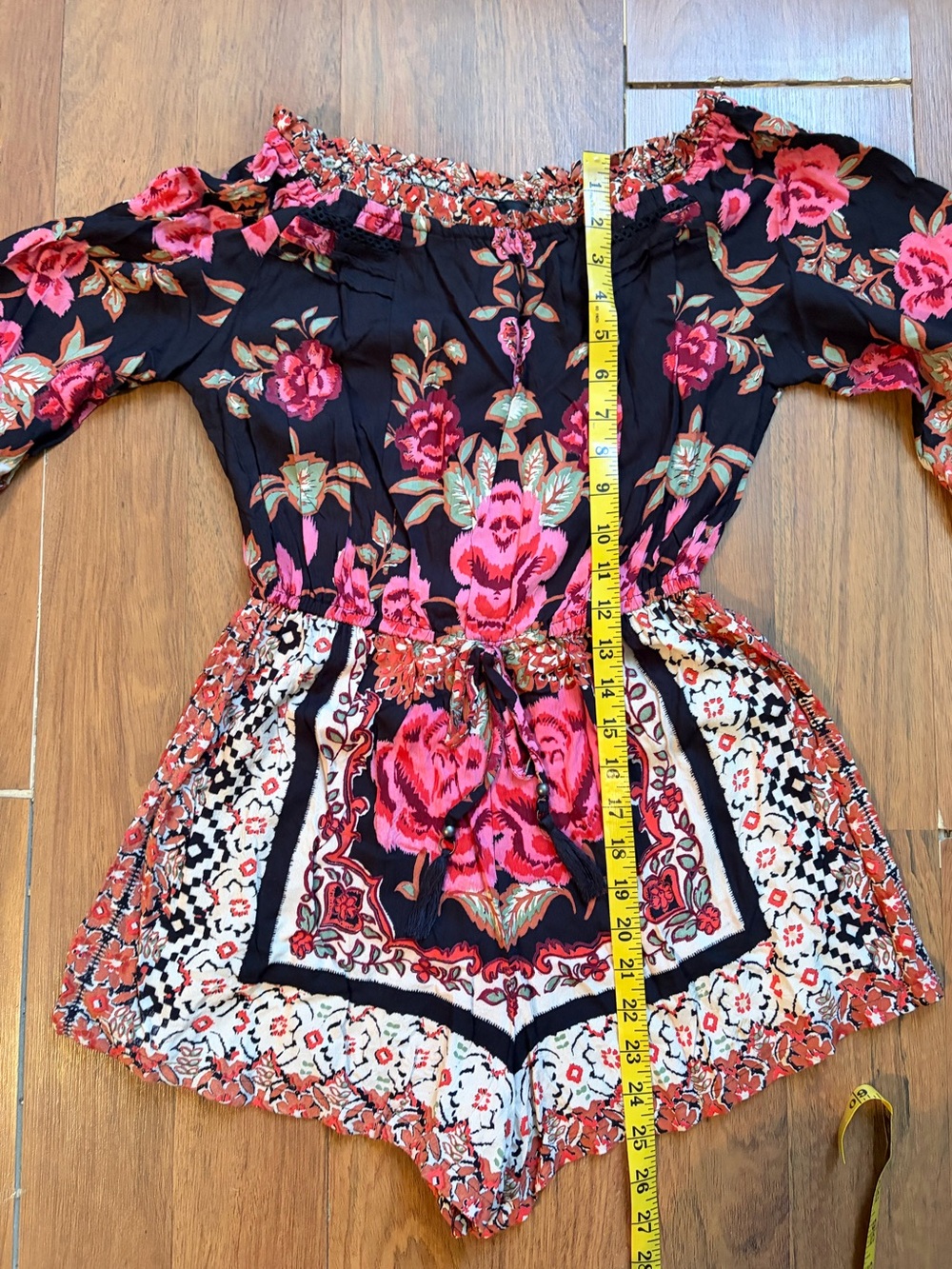Vtg 90s Angie floral romper - Picture 14 of 14